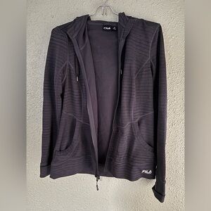 Fila Charcoal Full-Zip Jacket